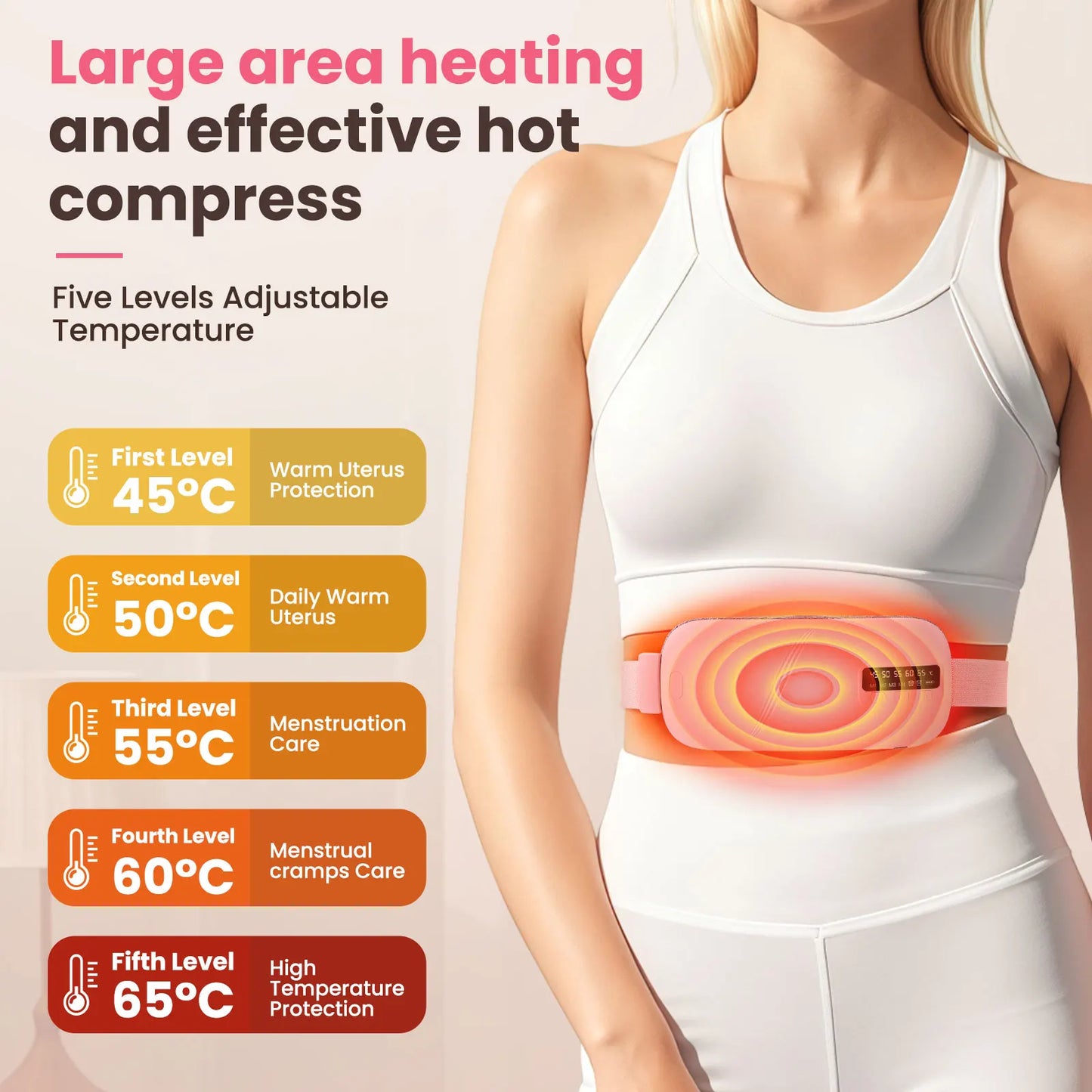 Menstrual Heating Pad for Abdomen Back Pain Relief
