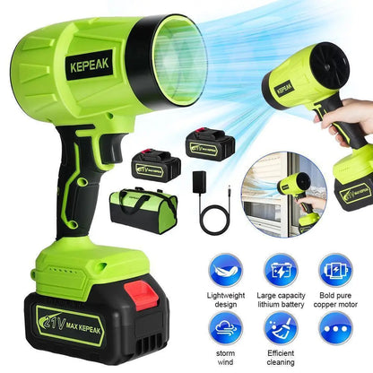 Turbo Jet Blower,Leaf Blower, Violent Turbo Fan, Pure Copper Motor,Car Drying after Wash, Handheld Snow Blower,Cordless Turbo Power Air Duster,Home Improve,Garden Mainte Holiday Gifts