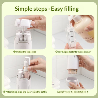 4-in-1 Portable Travel Dispenser Bottle
