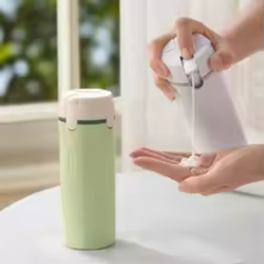 4-in-1 Portable Travel Dispenser Bottle