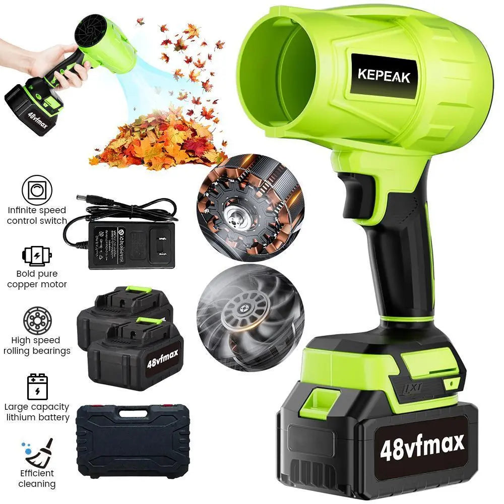 Turbo Jet Blower,Leaf Blower, Violent Turbo Fan, Pure Copper Motor,Car Drying after Wash, Handheld Snow Blower,Cordless Turbo Power Air Duster,Home Improve,Garden Mainte Holiday Gifts