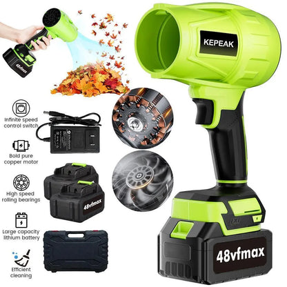 Turbo Jet Blower,Leaf Blower, Violent Turbo Fan, Pure Copper Motor,Car Drying after Wash, Handheld Snow Blower,Cordless Turbo Power Air Duster,Home Improve,Garden Mainte Holiday Gifts