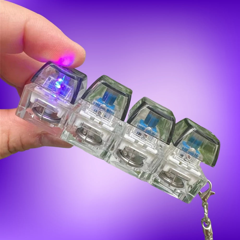 Mechanical Keyboard Fidget Clicker Keychain Elite Buy Buddy