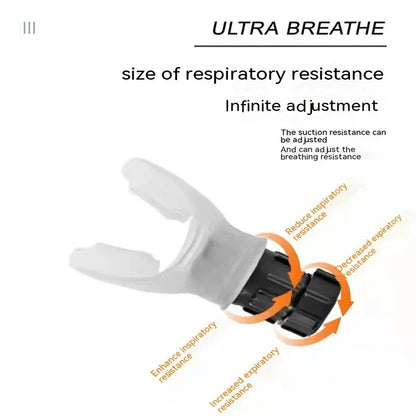 Portable Lung Trainer for Abdominal Breathing Exercises