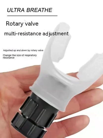 Portable Lung Trainer for Abdominal Breathing Exercises