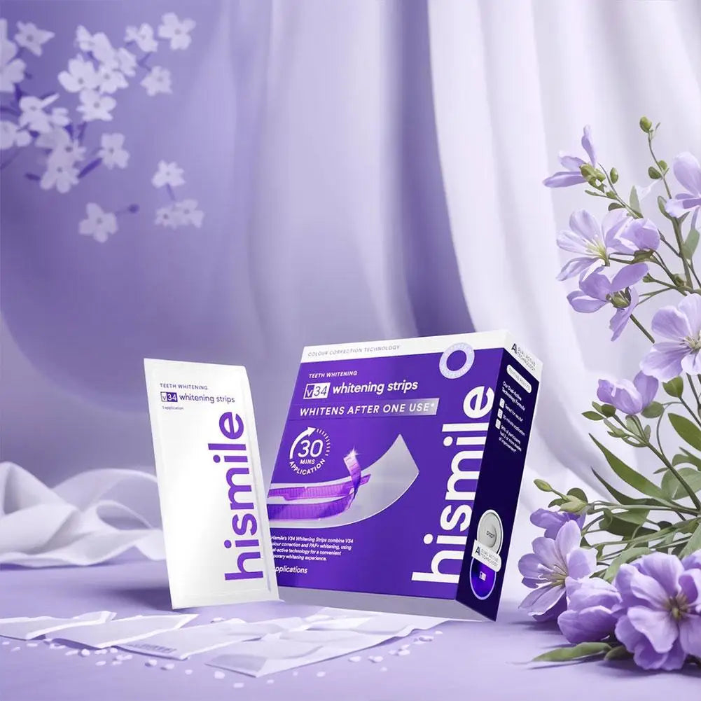 Purple Teeth Whitening Strips
