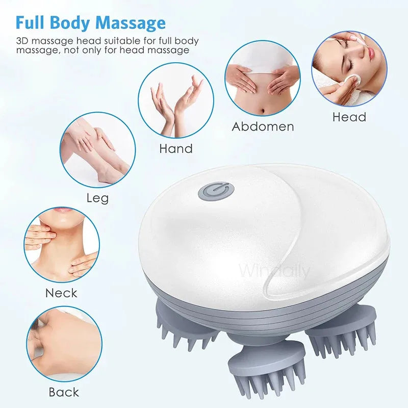 Electric Deep Tissue Scalp & Body Massager