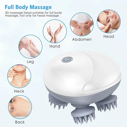 Electric Deep Tissue Scalp & Body Massager
