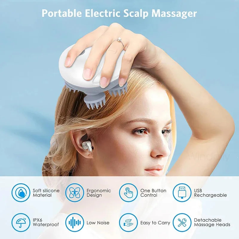 Electric Deep Tissue Scalp & Body Massager