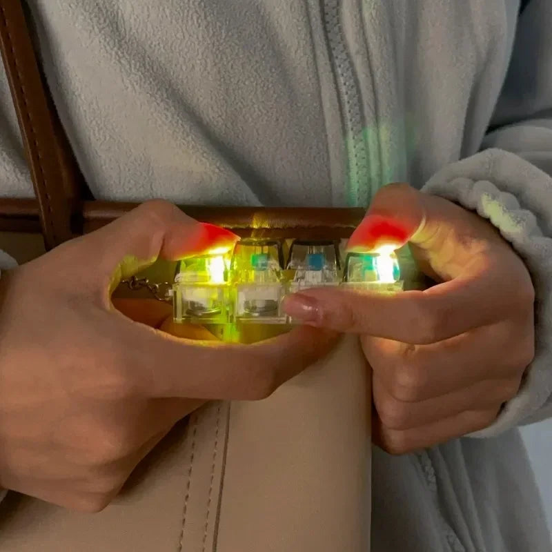 Mechanical Keyboard Fidget Clicker Keychain