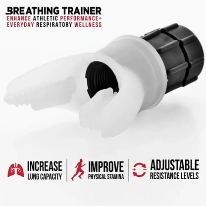 Portable Lung Trainer for Abdominal Breathing Exercises