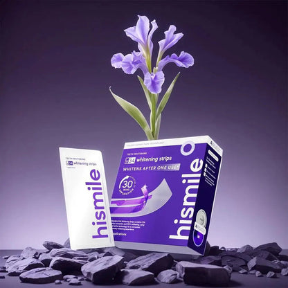 Purple Teeth Whitening Strips