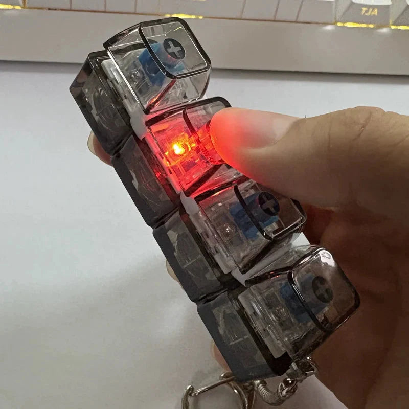 Mechanical Keyboard Fidget Clicker Keychain Elite Buy Buddy